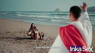 inka sex has these athletic colombian gladiadoras dominating and fucking the dwarf emperor senseless