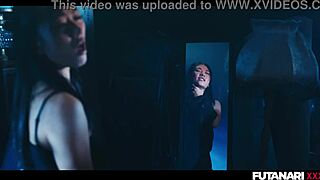 Evil Spirit Possesses Asian Shemale Forcing Cute Blonde's Intense Blowjob