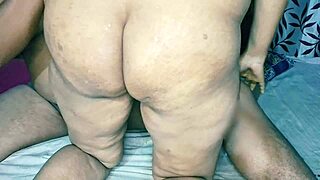 hot desi indian bhabhi's huge saggy tits bounce in juicy wet homemade fuck