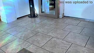 Maintenance man pounds housewife's big tits in creampie frenzy