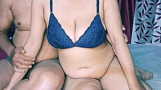 hot desi indian bhabhi's huge saggy tits bounce in juicy wet homemade fuck