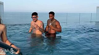 teen gets dp by bbc colombian after pool