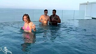 teen gets dp by bbc colombian after pool