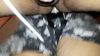 girl straps on and fucks guy hard