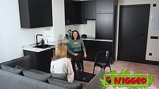 whoa check out babybell that stunning latina with killer ass banging the black glovo delivery dude right at home for that happy ending