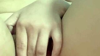 aww lonely sis can't help groping herself before masturbating hard 😩💋