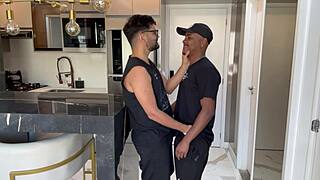 marcos goiano feels the intense bareback interracial gay sex as cafuçu dotadão fucks his tanned tattooed ass deepthroat rimjob style