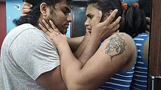 horny indian college coed gets pussy licked boobs sucked then fucked deep by husband