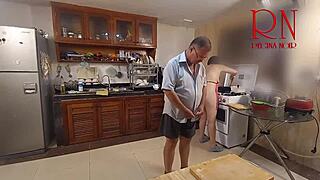 wake up honey, kitchen's a mess... wanna rip my clothes off now?