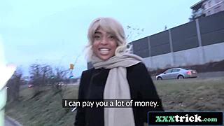 Brazilian tourist fucked for modeling job in Prague
