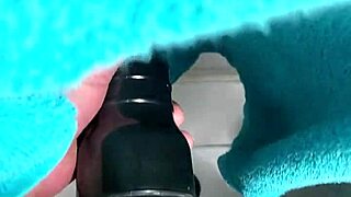 black monster cock pounds fleshlight pussy right after steamy shower roleplay tease