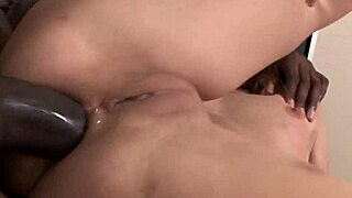 Experienced Brunette Amber Rayne Takes First Huge BBC Anal Ride