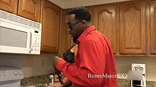 Richelle Ryan's fat ass takes Rome Major's BBC creampie deep
