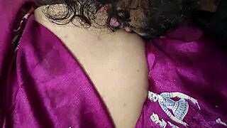 curvy wife enjoys intimate bedroom session with husband on homemade video