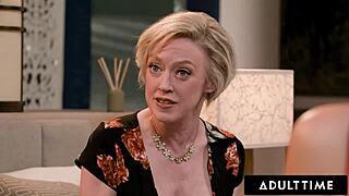 whoa stepmilf dee williams shows stepson anal fucking with gf lilith grace 😈🔥