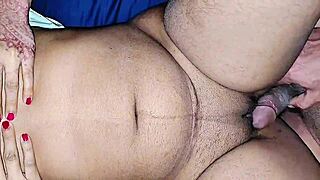Late night husband roughly slaps fucks tight wet wife pussy moaning loud