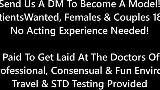 Patient, wanna examine these hooters on nurse Jewel with shaved pussy?
