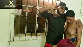 corrupt cop catches two black teens and punishes with huge cock