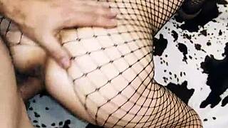 Sexy Wife In Stockings Takes Anal Lick And Pov Fuck From Hubby!