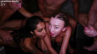 flash sale 50 off the ultimate shower orgy with frances bentley kazumi squirting yasmina khan ass shaking wild