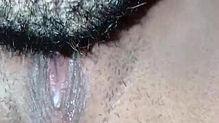 babe moans as he sucks her big clit till squirting orgasm in passionate outdoor fuck