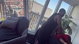 i got surprised by a big black cock during my massage part 1