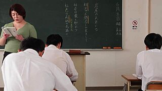 Can you handle this silenced orgasm class making the married teacher gush ten times wetter? Okajirin!