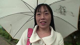 hey, that hot asian brunette fumiko manaka shows up at his place ready to fuck her wet pussy