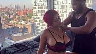i got surprised by a big black cock during my massage part 1