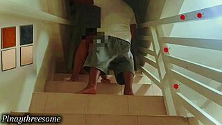 snuck in at midnight to suck off the cheating wife with hubby nearby