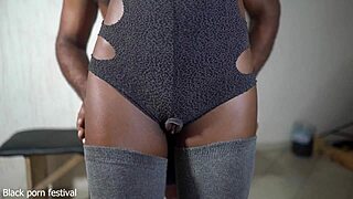 Stepfather Catches Dark-Skinned Beauty Making Sexy Video—Escalates to Wild Fuck!