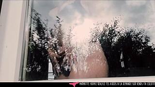 Hey, wanna see my hot French neighbor strip and touch herself?