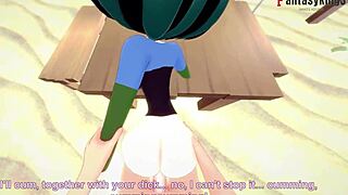 gwen from total drama gets bent over for missionary sex with big tits and ass