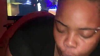 I tasted that ebony pornstar's big cock in our 3some, it was like strawberries