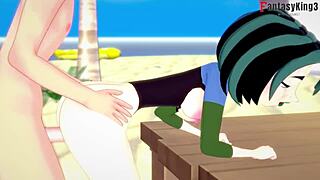gwen from total drama gets bent over for missionary sex with big tits and ass