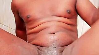 sexyjayla254 toys his asshole with big black dildo then cumshots 😈🍆