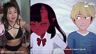 waves of lust hit as meru succubus fans watch exotiqfox masturbate live