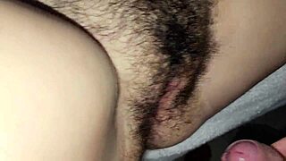 wanna see la hijastra's hairy pussy creampied by stepdad closeup?