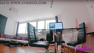 sexy indian in stockings fingers pussy to massive squirting explosion