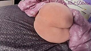 i tremble fingering my stepsister's tight pussy aching for big round ass fuck