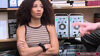 i fuck hot ebony shoplifter as cop