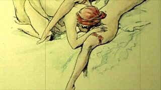Vintage Erotic Art Features Antique Retro Hairy Scenes