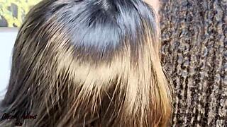 five girls at the lesbian party lick pussies use strap-ons and finger each other wildly