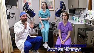 Dr Tampa Performs Luci Starr's First Gyno Exam Close-Up