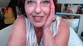 Dawnskye1962 Fingers Hairy Pussy in Torn Pantyhose for Juicy Mature Masturbation Solo