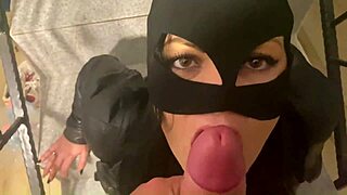milfycalla teases with fetish blowjobs in down jackets fur and sexy boots compilation