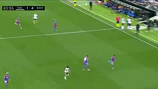 VALENCIA CF FALLS 2-4 TO DOMINANT FC BARCELONA IN THRILLING SPANISH CLASH
