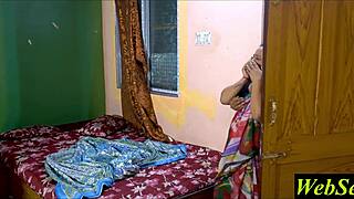 Bhabhi gets surprised by devar for her first time dirty talk roleplay sex session