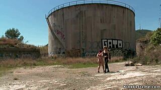 ever seen an alt dude dominate and pound a chubby babe right out in public?
