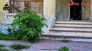 curvy latina bride halloween cosplay rough creampie outdoor